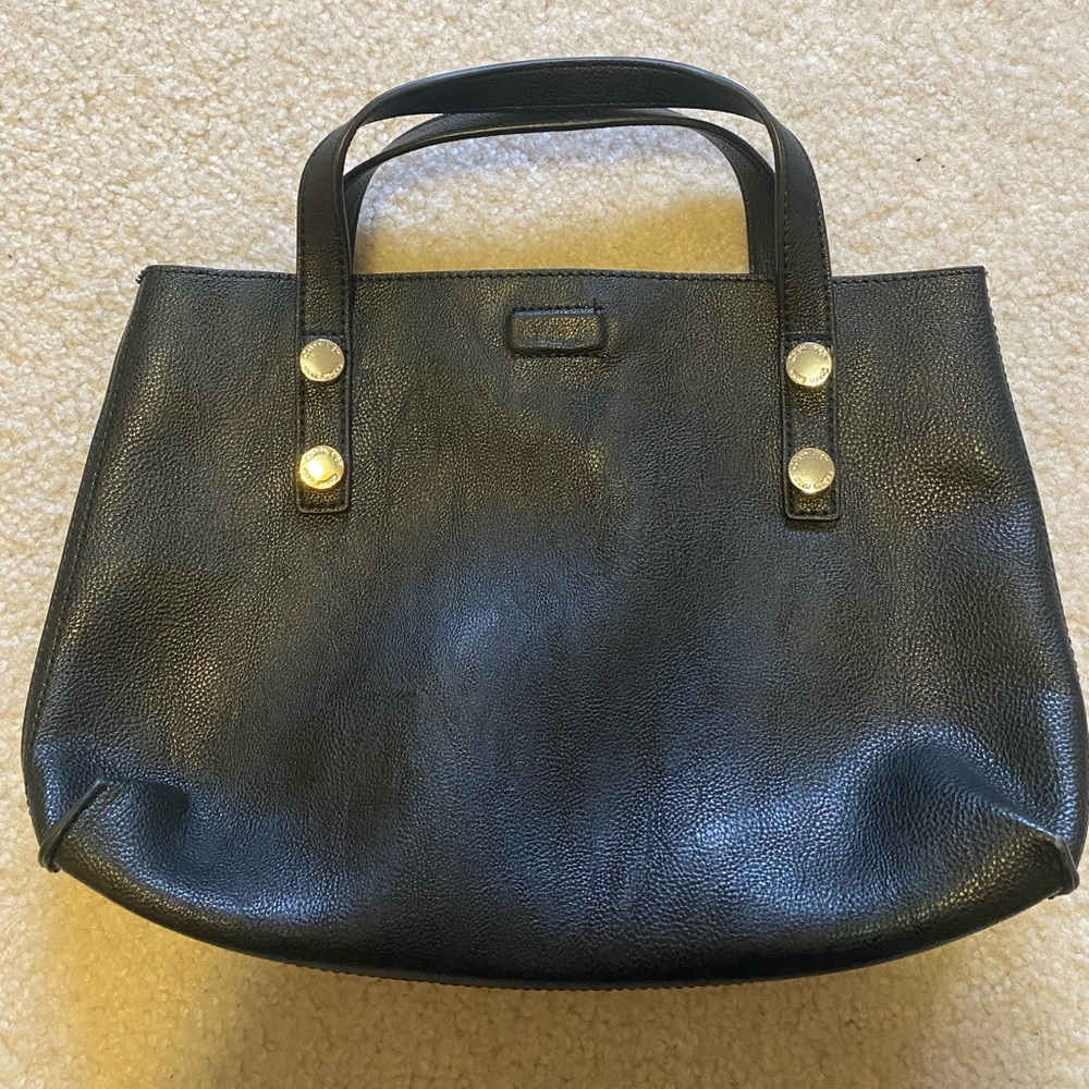 Black Leather Calvin Klein Purse